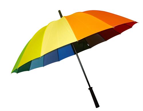 Handheld Large Umbrella Multicolor