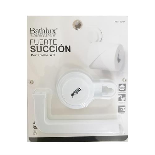 Bathlux Lever Toilet Roll Holder with Suction Cup