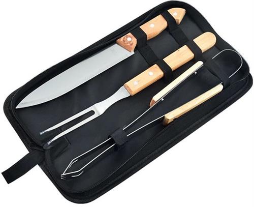 3-Piece Stainless Steel Braai Utensil Set