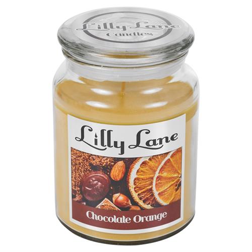 Lilly Lane Chocolate Orange Scented Candle Large Lidded