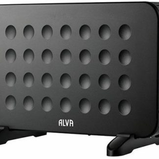 Alva 2000w Electric Convection Black Heater